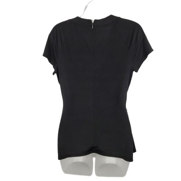 Worthington Black Blouse Sz M - Picture 3 of 5